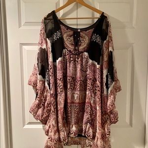 Free People Patterned Boho Dress